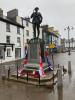 The memorial, dressed for the 2021 Remembrance observances