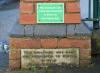 Kirton Obelisk enclosure sign and tablet