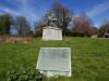 Overview - commemorative plaque in foreground