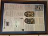 Little Easton American Memorial Chapel: explanatory/history board (2)