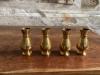 Little Easton vases, each engraved with the name of one of the village's WW1 casualties
