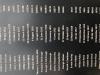 Close up detail of names 12 Eastham to Finch