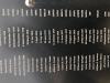 Close up detail of names 13 Finch to Gill
