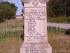 WW1 names close up