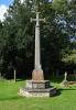 LT. G T L Ellwood and St Nicholas' Parish cross