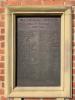 WW1 Plaque