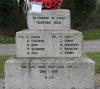 Men of Scottow memorial cross front face inscription