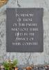 Memorial tablet -2021 post renovation