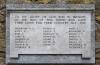 Men of Caythorpe Cross back wall tablet