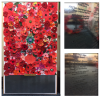 Merseyside Police WW1 poppy mosaic memorial (November 2018)