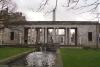 The East face of the East colonnade, showing the WW2 fountains