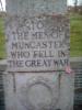 Men Of Muncaster and Ravenglass- Dedication on stage 4 of the plinth
