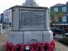 Narberth War Memorial - names West face