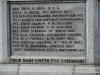 Narberth War Memorial - names East face