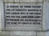 Narberth War Memorial - commemoration North face