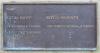 Left Gatepost - Additional Plaque (WW2 names)