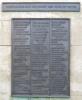 Left Wall - Central Plaque and Plaque 2 (WW1 names)
