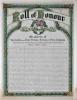 Newcastle Police Force and Fire Brigade WW1 Roll of Honour