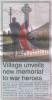 Newspaper report from The Wishaw Press regarding the unveiling, unknown date in 2006