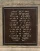 Names on plaque L-W