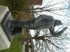 RCAF and RAF Squadrons at RAF Croft - statue