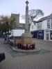 The Memorial, note the WW2 raised stone at the rear of the memorial