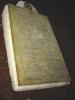 The Memorial Tablet