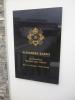 Kilmarnock Football Club Memorial Garden, tablet re Alexander Barrie