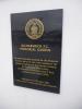 Kilmarnock Football Club Memorial Garden, commemorative tablet re its creation and dedication