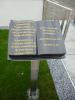 Kilmarnock Football Club Memorial Garden, dedicatory tablet