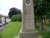 Long Buckby, Cenotaph - WW1 names, 9 o'clock face.