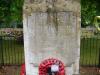 Walgrave - 6 o'clock plinth face, WW1 inscription.