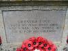Wilbarston War Memorial, inscription panel 2.