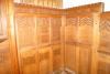 The panelling in the Sanctuary to the right of the altar - the WW2 names are on the lower panels