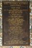 Original WW2 bronze plaque, bearing 27 names.