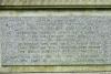 The WW1 dedication