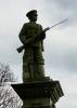 The soldier from the front - showing replacement rifle end and bayonet