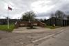 RAF Strubby memorial and Peter Le Brocq memorial stone in context