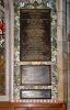 Large and small WW2 bronze plaques, and the Iraq War bronze plaque beneath, on the Soldiers' Chapel's East wall.
