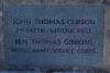 WW2 Plaque