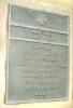 Royston War Memorial Plaque 1939- 1945 plaque 1