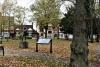 Rugby OldFortGardens - Rupert Brooke - Sculpture general view