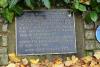 Rugby OldFortGardens - Rupert Brooke - Gardens history plaque