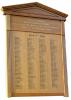 Saffron Walden WW1/WW2 Roll of Honour Board (WW1 section)