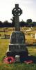 Cross showing WW1 Names and Inscription