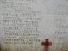 Shildon - Stone of Remembrance in Churchyard, names selection