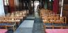 View of chapel and memorial chairs.