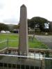 Overall View showing the newly regalvanised railings and the TF Mayson VC paving stone on the unveiling day