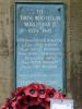 Snitterfield Cross WW2 - Panel Dedication + Names
