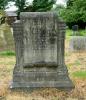 The gravestone